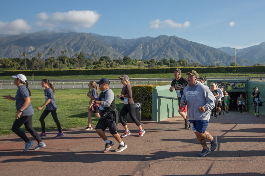Santa anita derby day 5k run walk